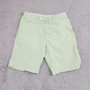 Polo By Ralph Lauren Mens Light Green Cotton Shorts Size 34x10  9CT